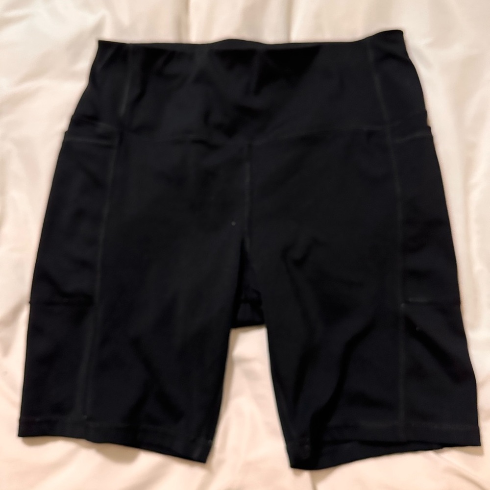 Black biker shorts